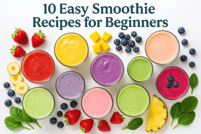 10 Easy Smoothie Recipes for Beginners